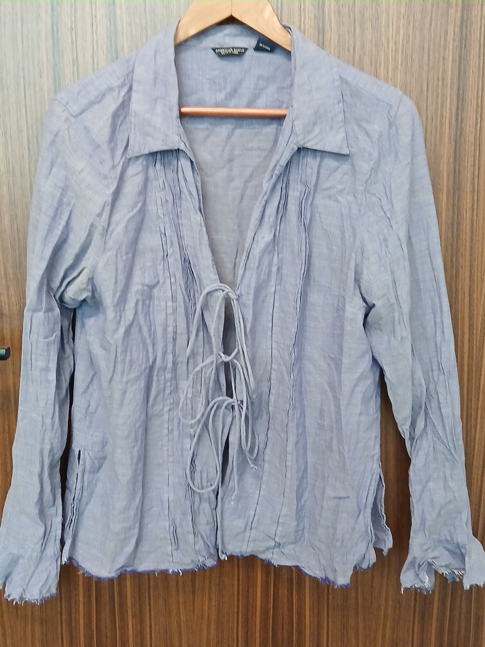 AMERICAN EAGLE OUTFITTERS Tie Front Top SZ XL